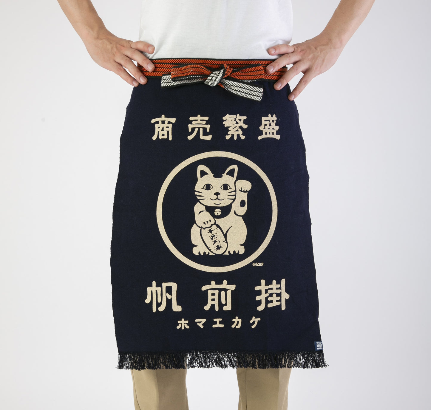 MAEKAKE Tablier japonais, Lucky cat