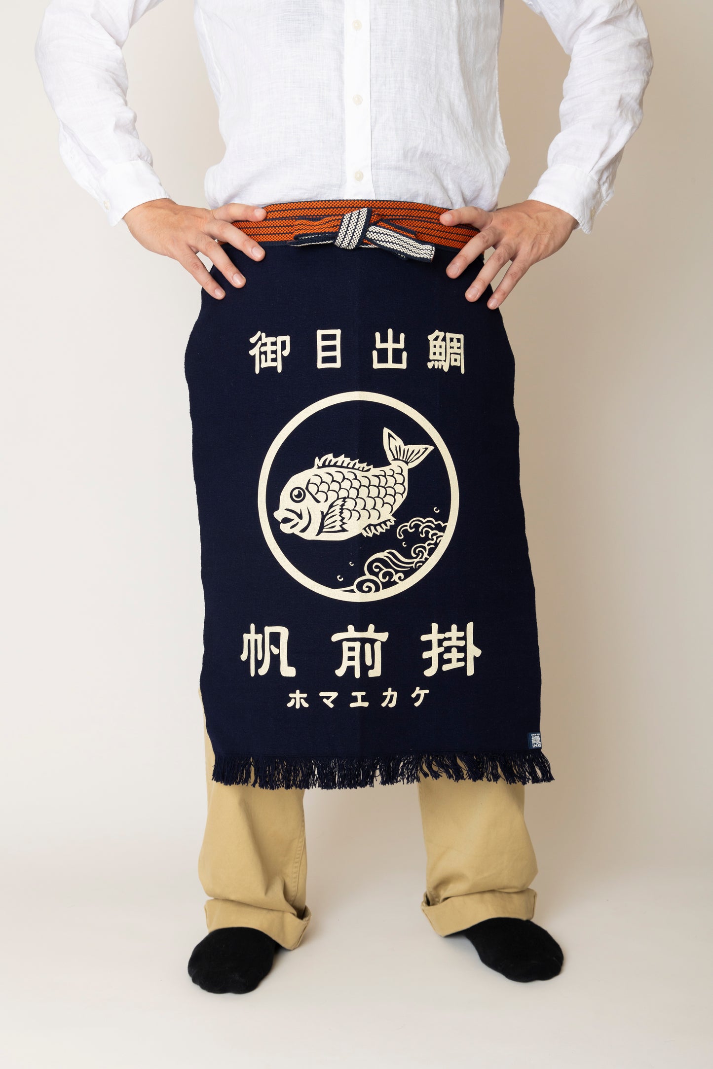 MAEKAKE Tablier japonais, Fish