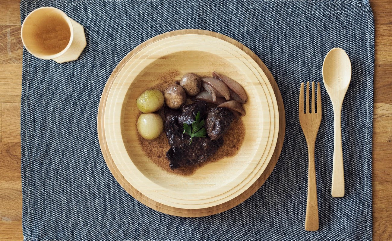 ASSIETTE EN BAMBOU