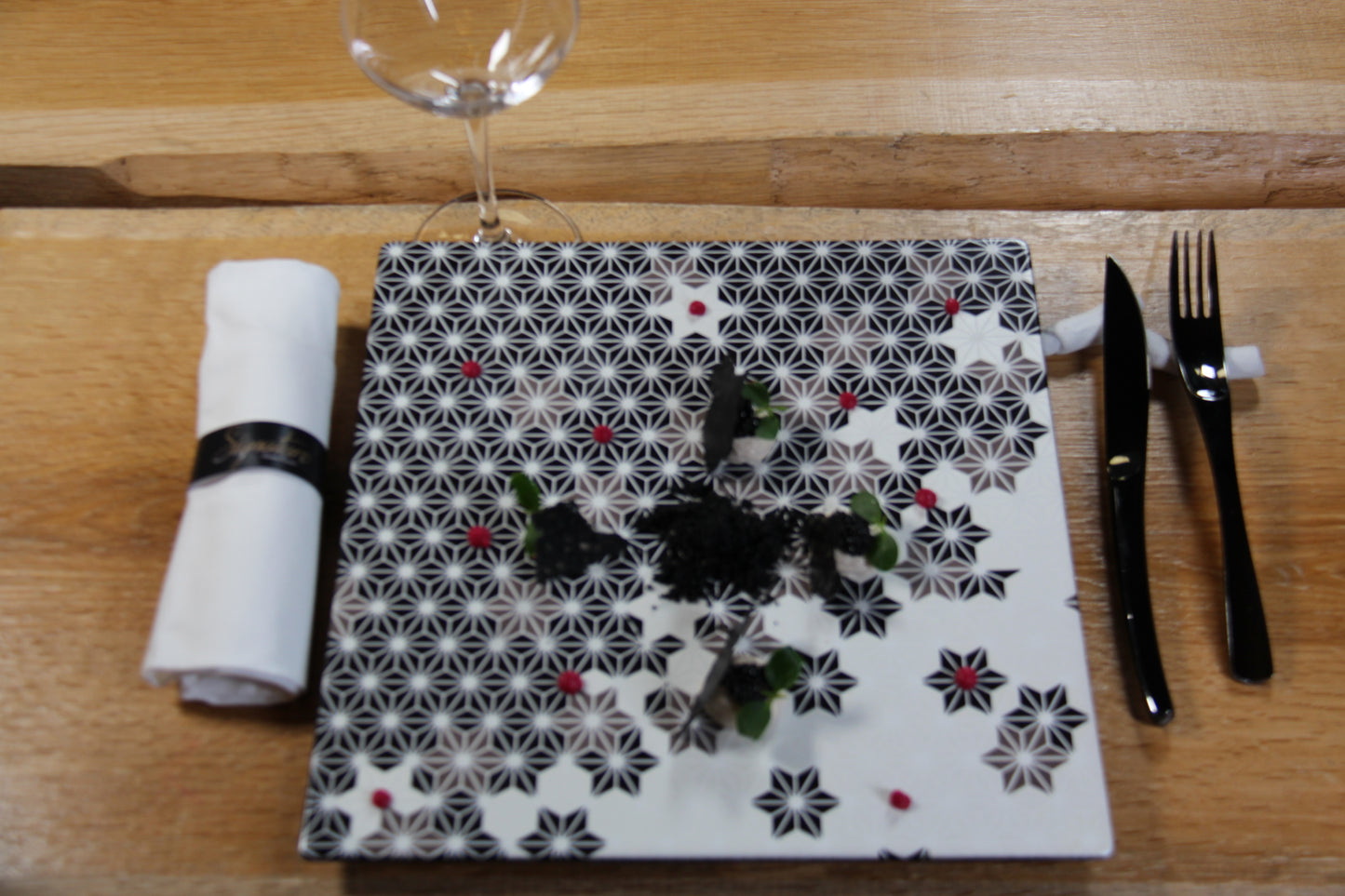 Assiette de présentation GRAND CARRE