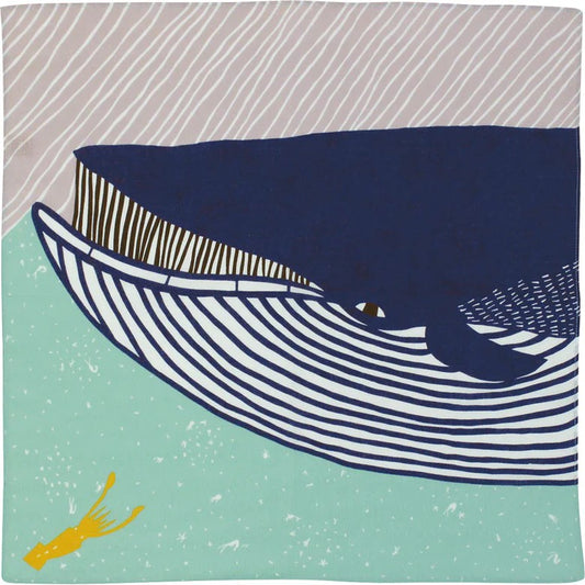 FUROSHIKI Whale Blue