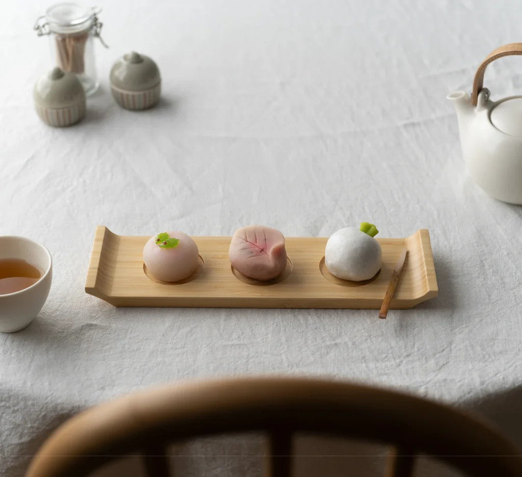 Plateau présentation en bambou