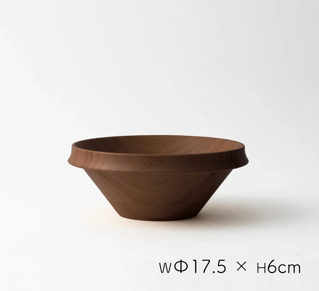 Saladier en bambou Brown