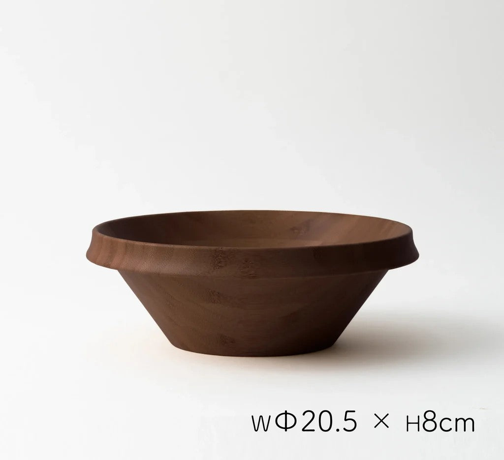 Saladier en bambou Brown