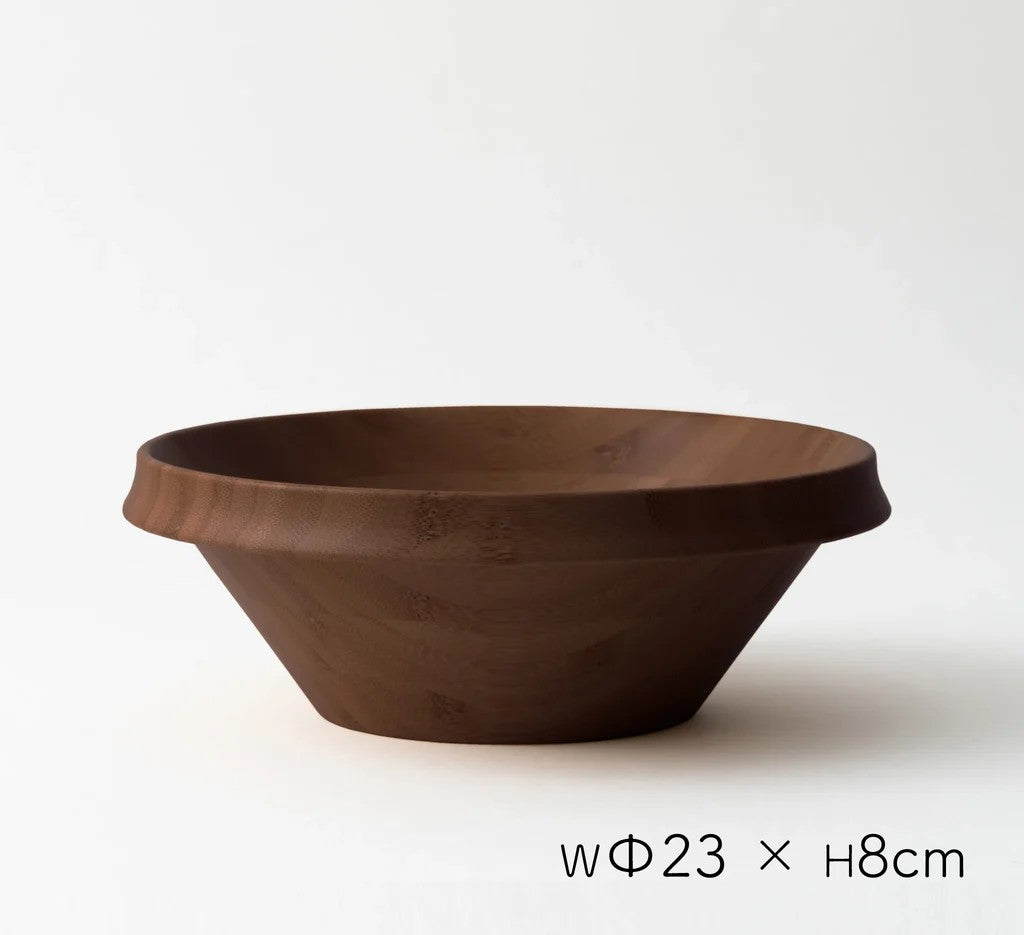 Saladier en bambou Brown